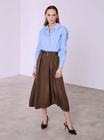 Φούστα μίντι με πιέτες SQ9844.2237+3