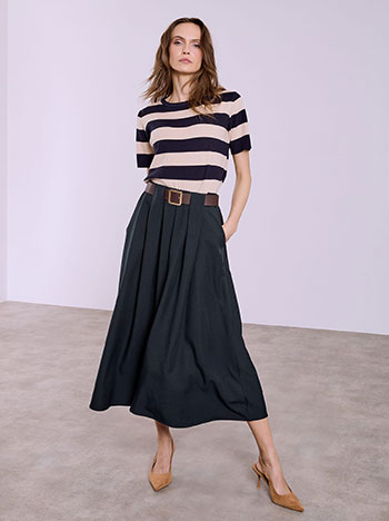 Φούστα μίντι με πιέτες SQ9844.2237+4