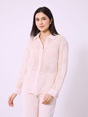 Πουκάμισο με κεντητά σχέδια SQ9844.3002+3