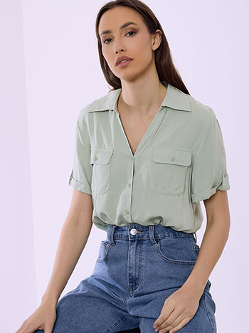 Πουκάμισο με βαμβάκι SQ9844.3004+2