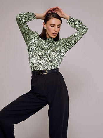 Πουκάμισο σε animal print SQ9844.3721+2