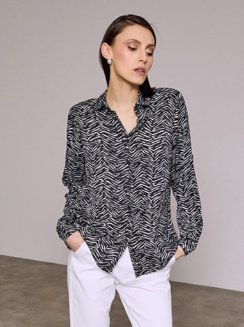 Πουκάμισο σε animal print SQ9844.3721+1
