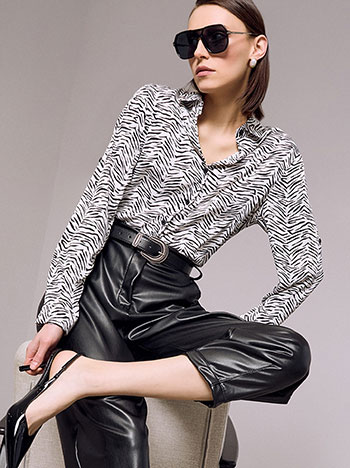 Πουκάμισο σε animal print SQ9844.3721+3