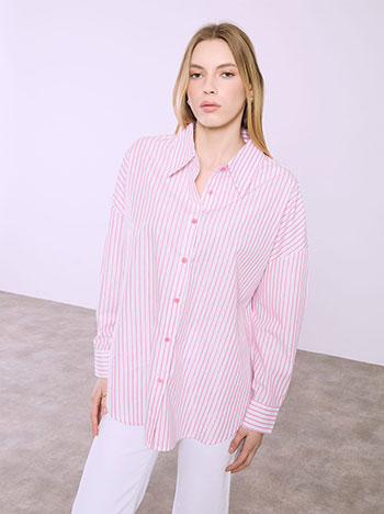 Πουκάμισο ριγέ μεταλλιζέ SQ9844.3976+2