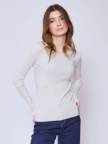 Μπλούζα ριπ μονόχρωμη SQ9844.4035+5