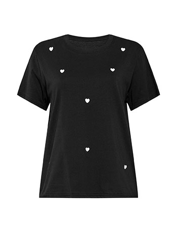 T-shirt με καρδιές SQ9844.4092+5 φωτογραφία