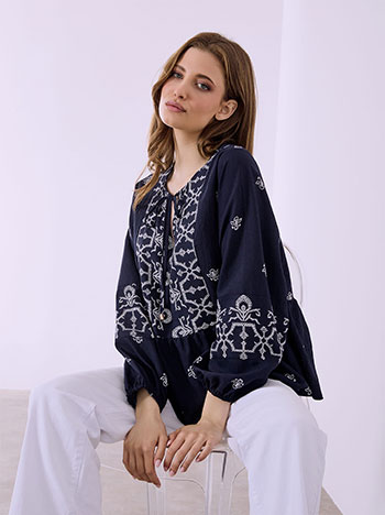 Μπλούζα με βολάν στο τελείωμα SQ9844.4269+3