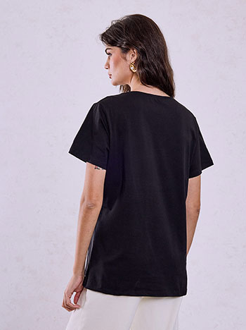 T-shirt με V λαιμόκοψη SQ9844.4330+1
