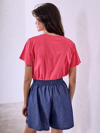 T-shirt με V λαιμόκοψη SQ9844.4330+10