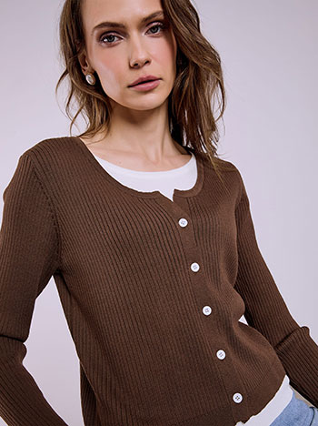 Μπλούζα με όψη ζακέτας SQ9844.4619+3