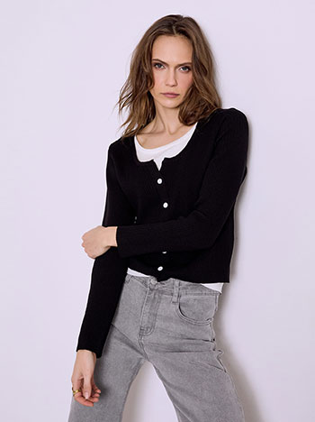 Μπλούζα με όψη ζακέτας SQ9844.4619+1