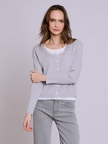 Μπλούζα με όψη ζακέτας SQ9844.4619+2