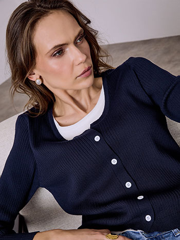 Μπλούζα με όψη ζακέτας SQ9844.4619+5