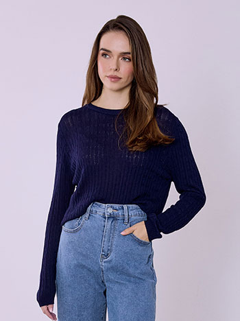 Μπλούζα με ανάγλυφα σχέδια SQ9844.4622+4