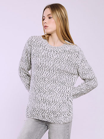 Πουλόβερ με ανάγλυφες λεπτομέρειες SQ9844.4871+3