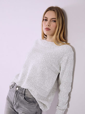 Πουλόβερ με ανάγλυφες λεπτομέρειες SQ9844.4871+4