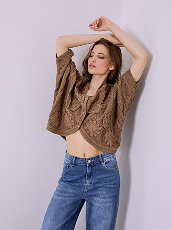 Ζακέτα βαμβακερή SQ9844.5055+3