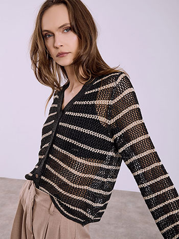 Celestino Ζακέτα με διάτρητη πλέξη SQ9844.5801+1