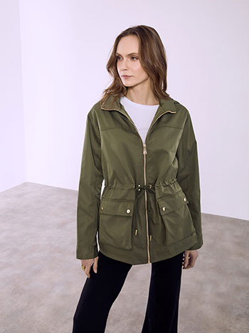 Μπουφάν μονόχρωμο SQ9844.6878+4