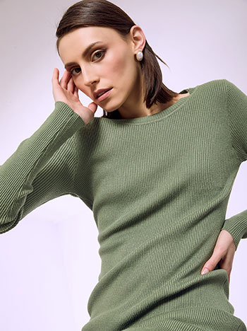 Φόρεμα μίνι ριπ μονόχρωμο SQ9844.8012+3 φωτογραφία