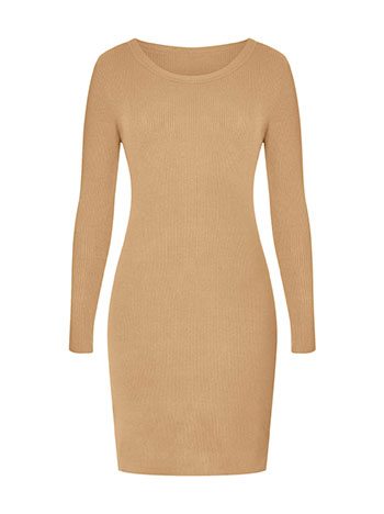 Φόρεμα μίνι ριπ μονόχρωμο SQ9844.8012+2 φωτογραφία