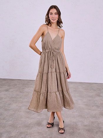 Φόρεμα μάξι από βαμβάκι SQ9844.8121+3