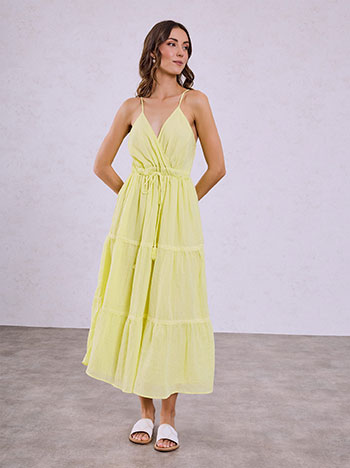 Φόρεμα μάξι από βαμβάκι SQ9844.8121+4