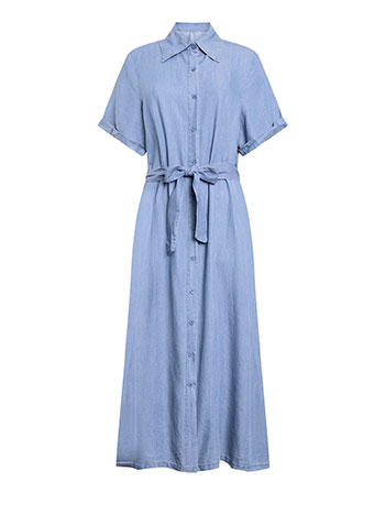 Σεμιζιέ φόρεμα με denim όψη SQ9844.8138+1 φωτογραφία