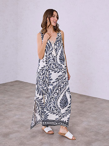 Φόρεμα μάξι από βισκόζη SQ9844.8535+3