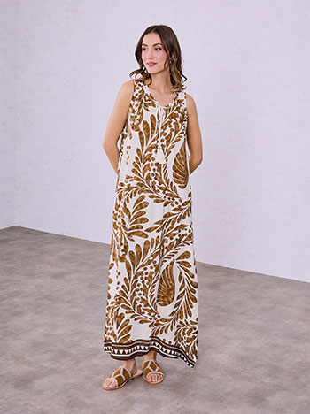 Φόρεμα μάξι από βισκόζη SQ9844.8535+2