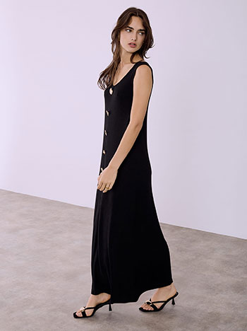 Φόρεμα μάξι με διακοσμητικά στοιχεία SQ9844.8605+1