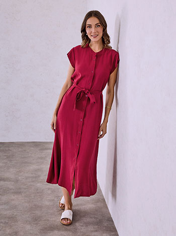 Σεμιζιέ φόρεμα με βισκόζη SQ9844.8816+5