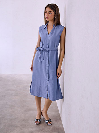 Σεμιζιέ φόρεμα με βισκόζη SQ9844.8823+4