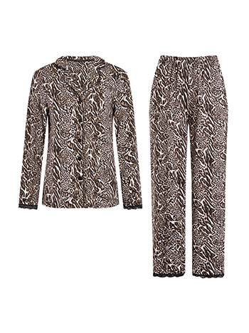Σετ πιτζάμας με animal print SQ9858.0333+2 φωτογραφία