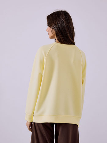 Φούτερ με ανάγλυφο λουλούδι SQ9864.4611+3