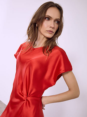 Φόρεμα μάξι σατέν SQ9864.8517+2