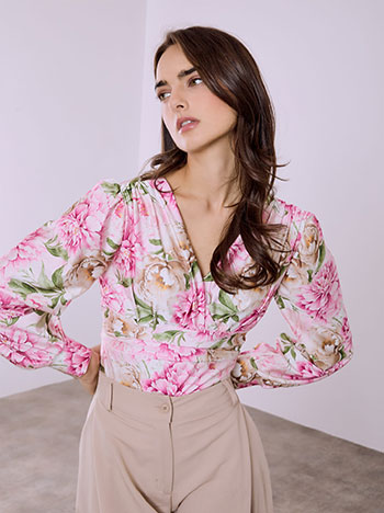 Κορμάκι φλοράλ με σούρες SQ9875.4078+3