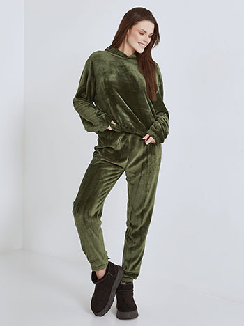 Celestino Σετ φόρμας fleece με κουκούλα WR1019.0111+9
