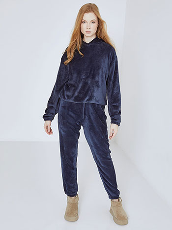 Celestino Σετ φόρμας fleece με κουκούλα WR1019.0111+8