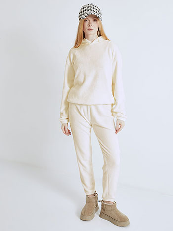 Celestino Σετ φόρμας fleece με κουκούλα WR1019.0111+2