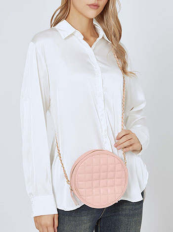 Τσάντα στρογγυλή δερματίνης WR1019.A709+3