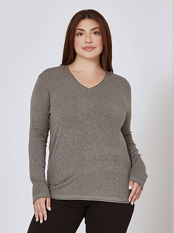 Πουλόβερ με αφινίριστες λεπτομέρειες WR7612.4320+3 φωτογραφία