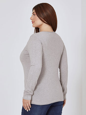 Πουλόβερ με αφινίριστες λεπτομέρειες WR7612.4320+2 φωτογραφία