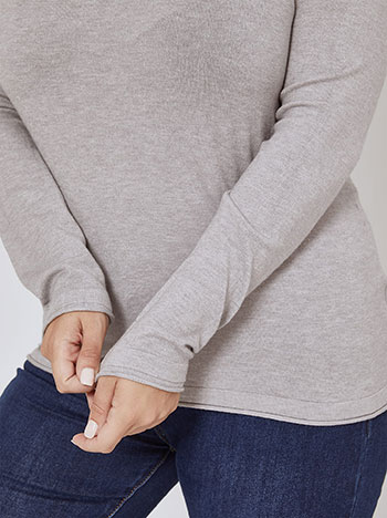 Πουλόβερ με αφινίριστες λεπτομέρειες WR7612.4320+2 φωτογραφία