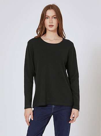 Πουλόβερ με αφινίριστο τελείωμα WR7612.4321+1