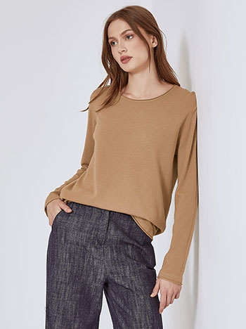 Celestino Πουλόβερ με αφινίριστο τελείωμα WR7612.4321+5