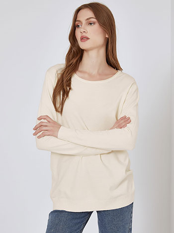 Πουλόβερ με στρογγυλή λαιμόκοψη WR7612.4379+5