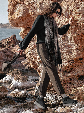 Παντελόνι με γυριστό τελείωμα WR7885.1393+3