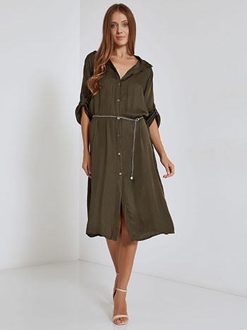 Σεμιζιέ μίντι με ανοίγματα στο πλάϊ WR7885.8098+3