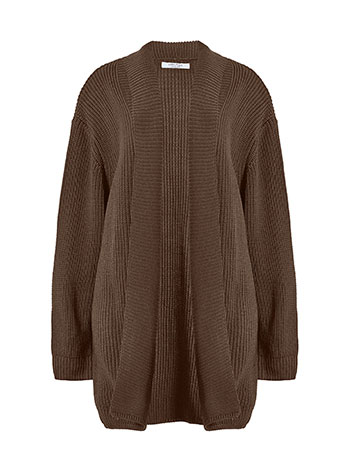 Ζακέτα μακριά πλεκτή ριπ WT1010.5001+3 φωτογραφία